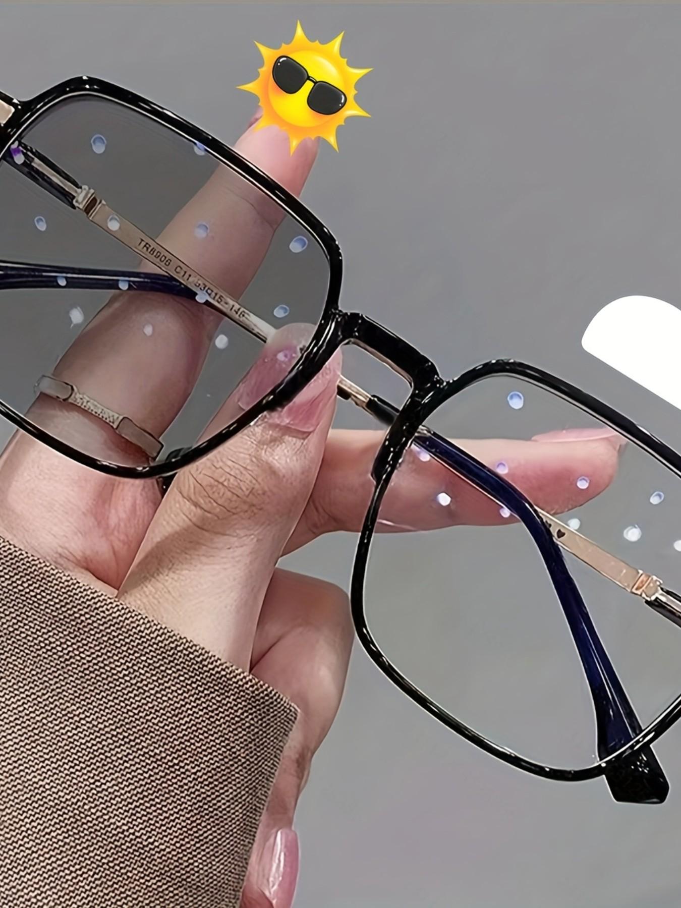 Unisex Square Frame Glasses, Pure Campus Style, Casual Fashion Eyewear, Suitable for Daily Wear, All Seasons, 1pc Universal Design