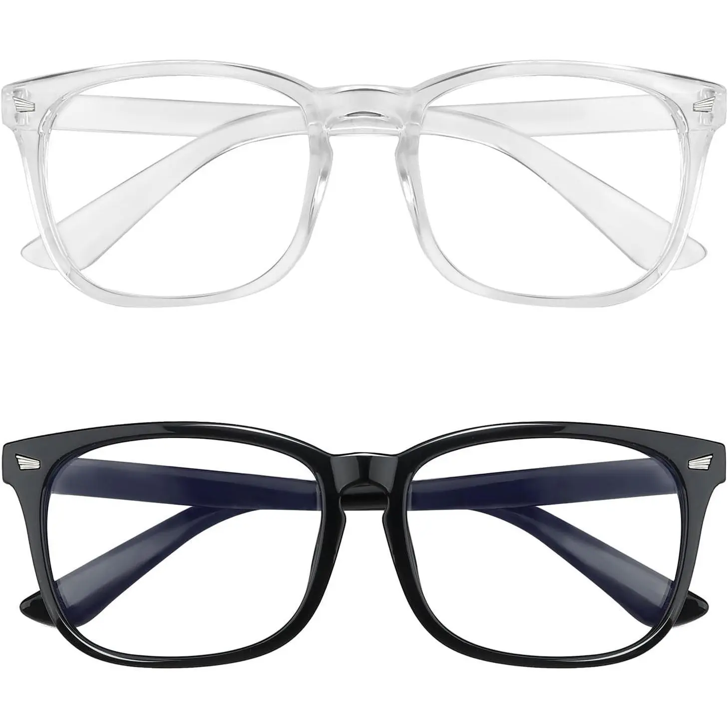 Blue Light Blocking Glasses, Anti Eyestrain Glasses with UV Protection, Blue Light Glasses For Men And Women Eyeglasses Bluelight Eyestrain