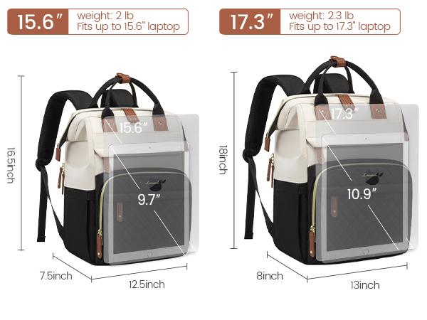 LOVEVOOK TikTokShopBacktoSchool  Laptop Backpack for Women, 15.6'' Waterproof Nurse Bag Teacher Work Backpack Purse for Women, Travel Computer Backpack for College Office Business Ladies
