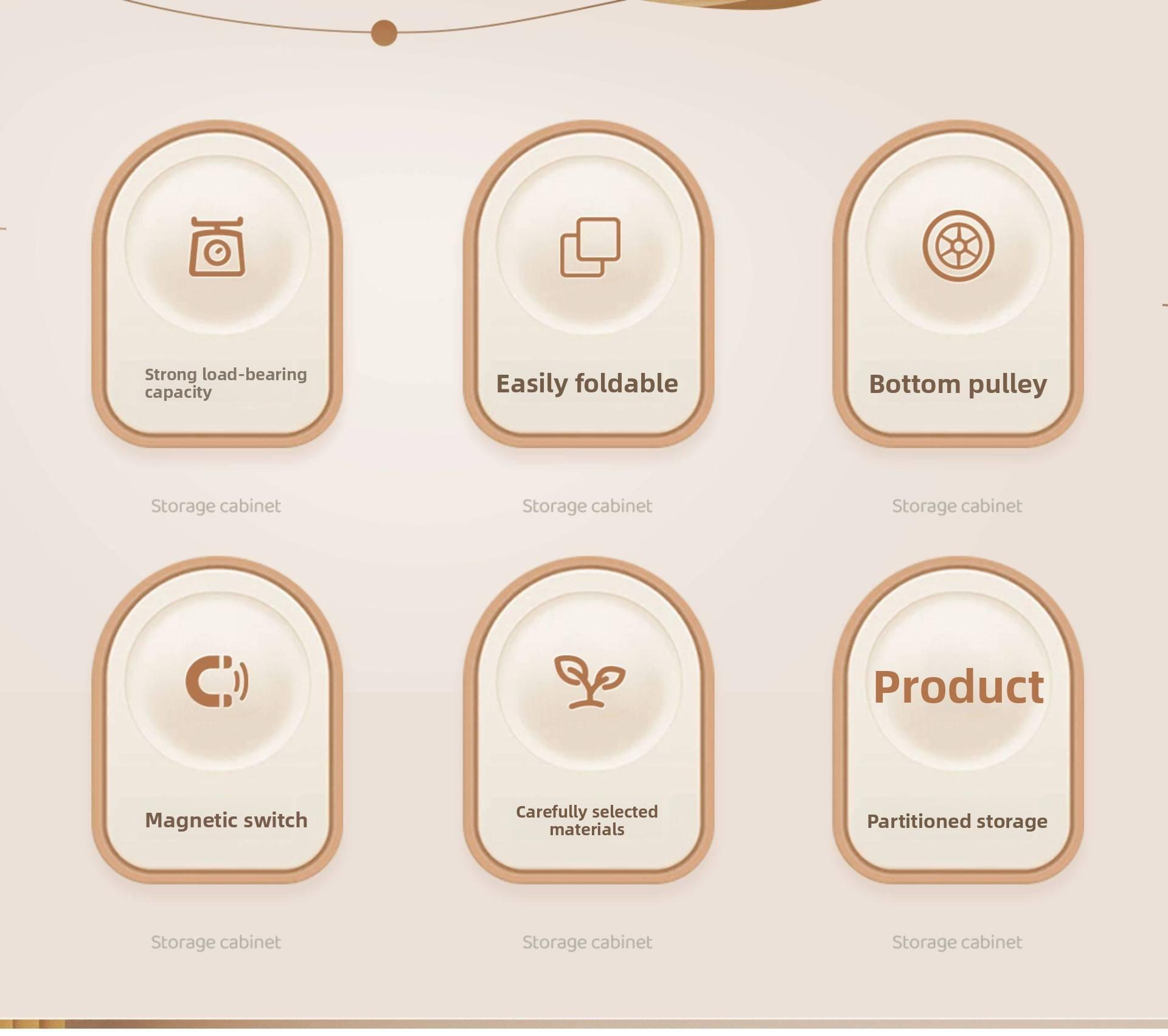 Large-capacity covered multi-tier stackable storage cabinet, wheeled foldable plastic storage cabinet, closet organizer and storage box, decorative cube closet organizer, for living room, bedroom, bathroom, office, dormitory, Space Saving Furniture