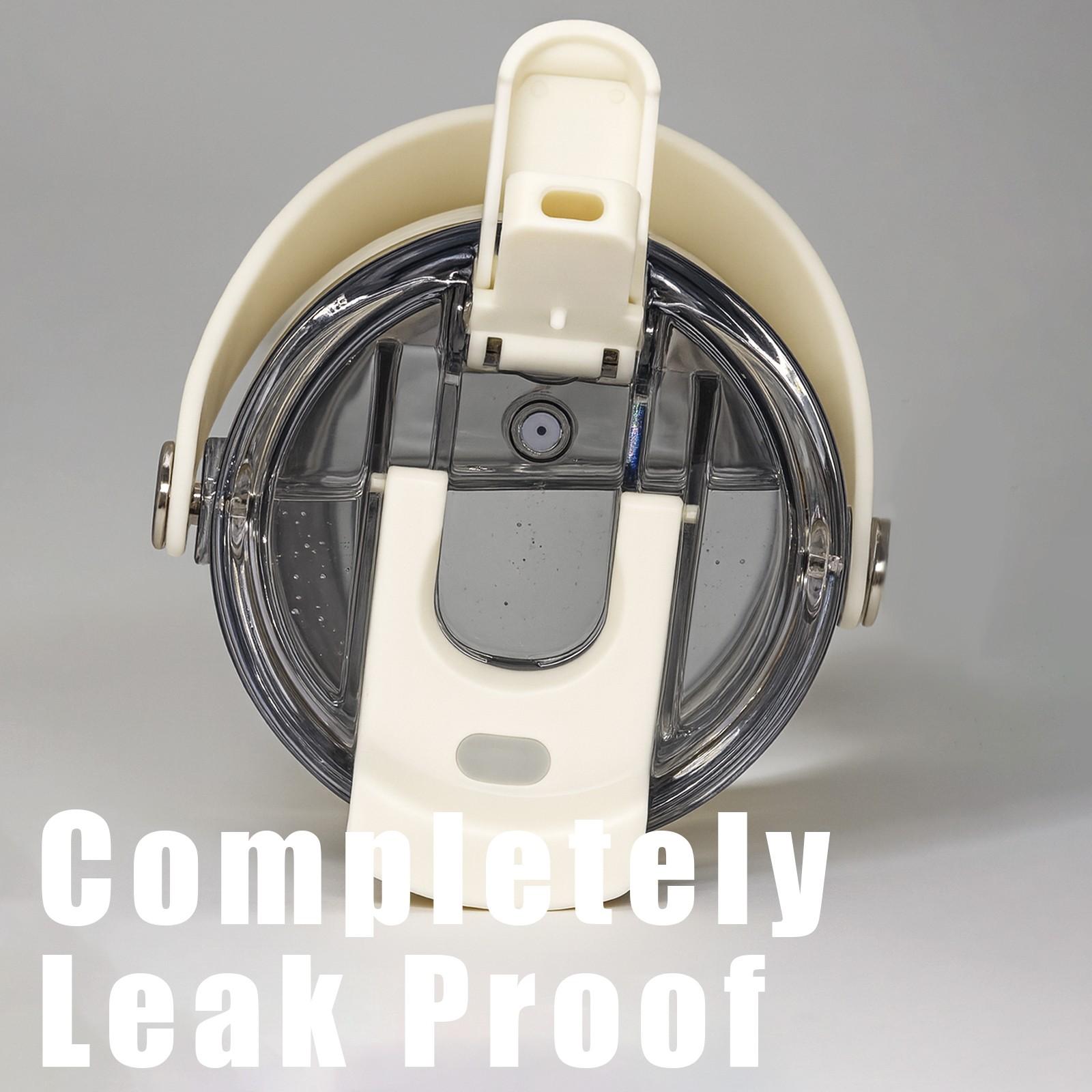 Stainless Steel Vacuum Flask, 1 Count 40oz Including 1 Count Straight Tumbler & 1 Count Lid & 1 Count Straw & 1 Count Straw Brush, Drinking Cup for Hot Cold Drinks, Insulated Travel Drinkware