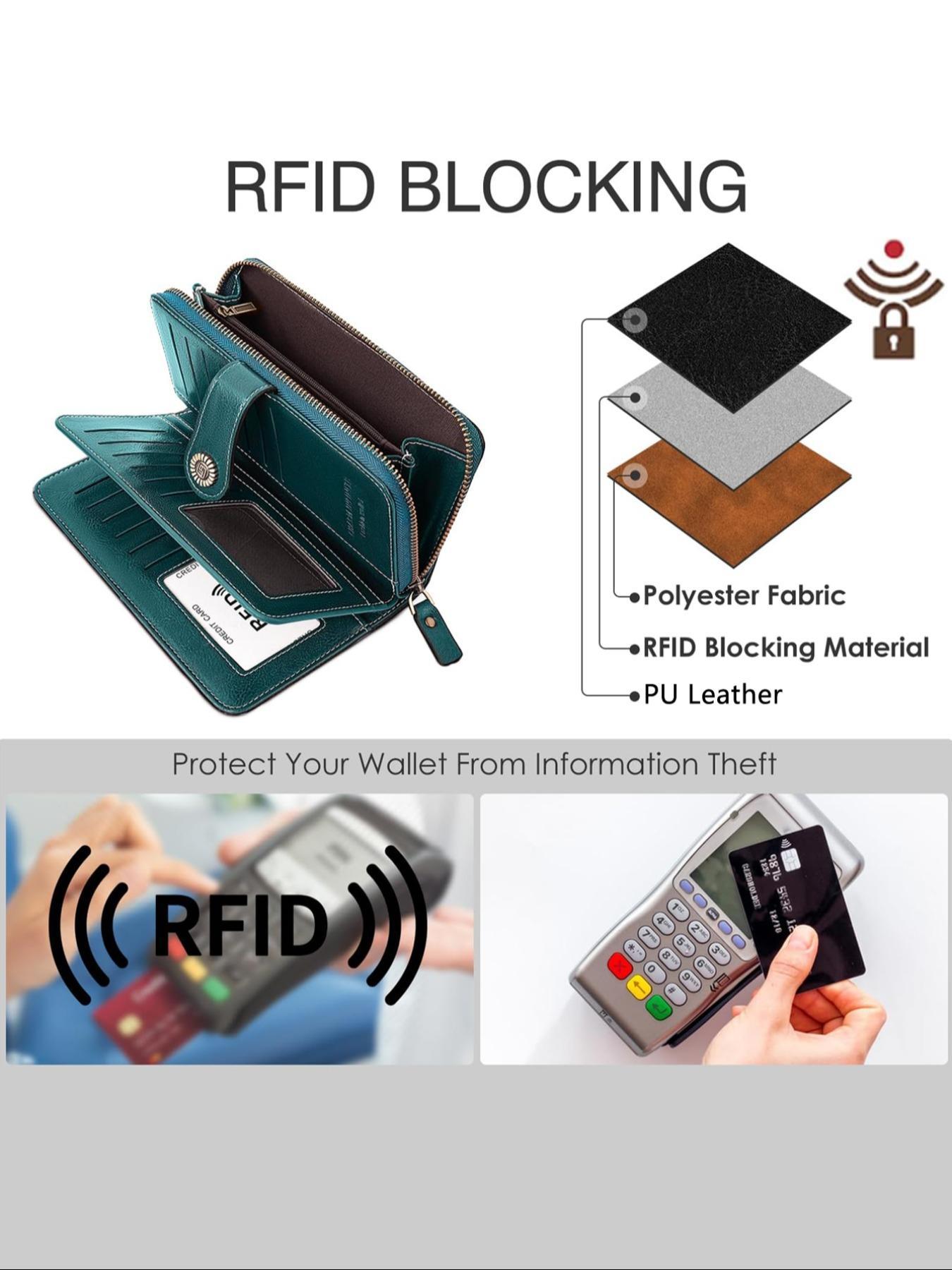 Women's Vintage Card Holder, Large Capacity Zipper Card Holder, Multi Card Slot Card Holder, Casual Trendy Versatile High-quality Daily Wallet