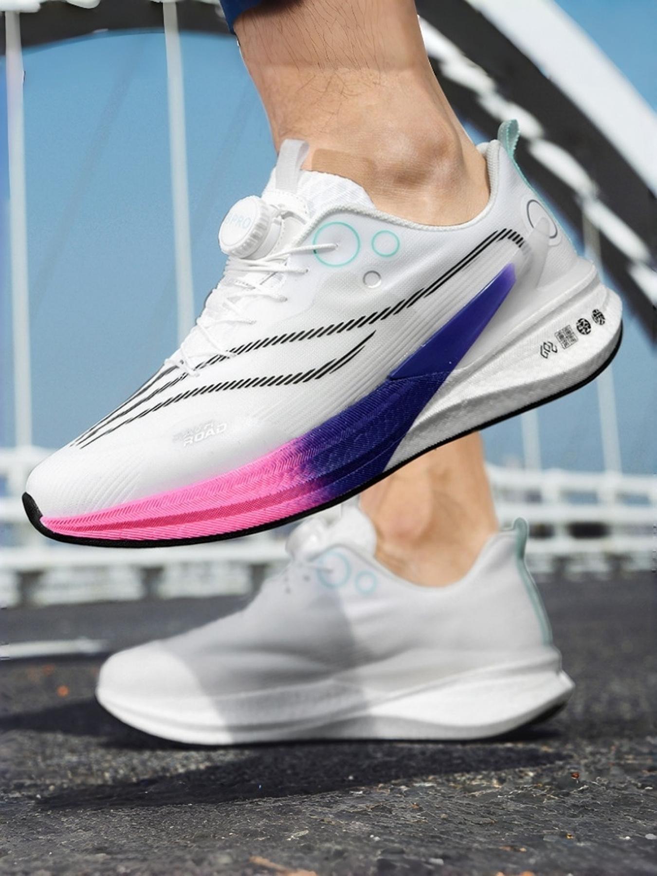 1 Pair Family Matching Sneakers Eye-Catching Color Design Breathable Material Non-Slip Sole For Outdoor Sports & Daily Casual Wear