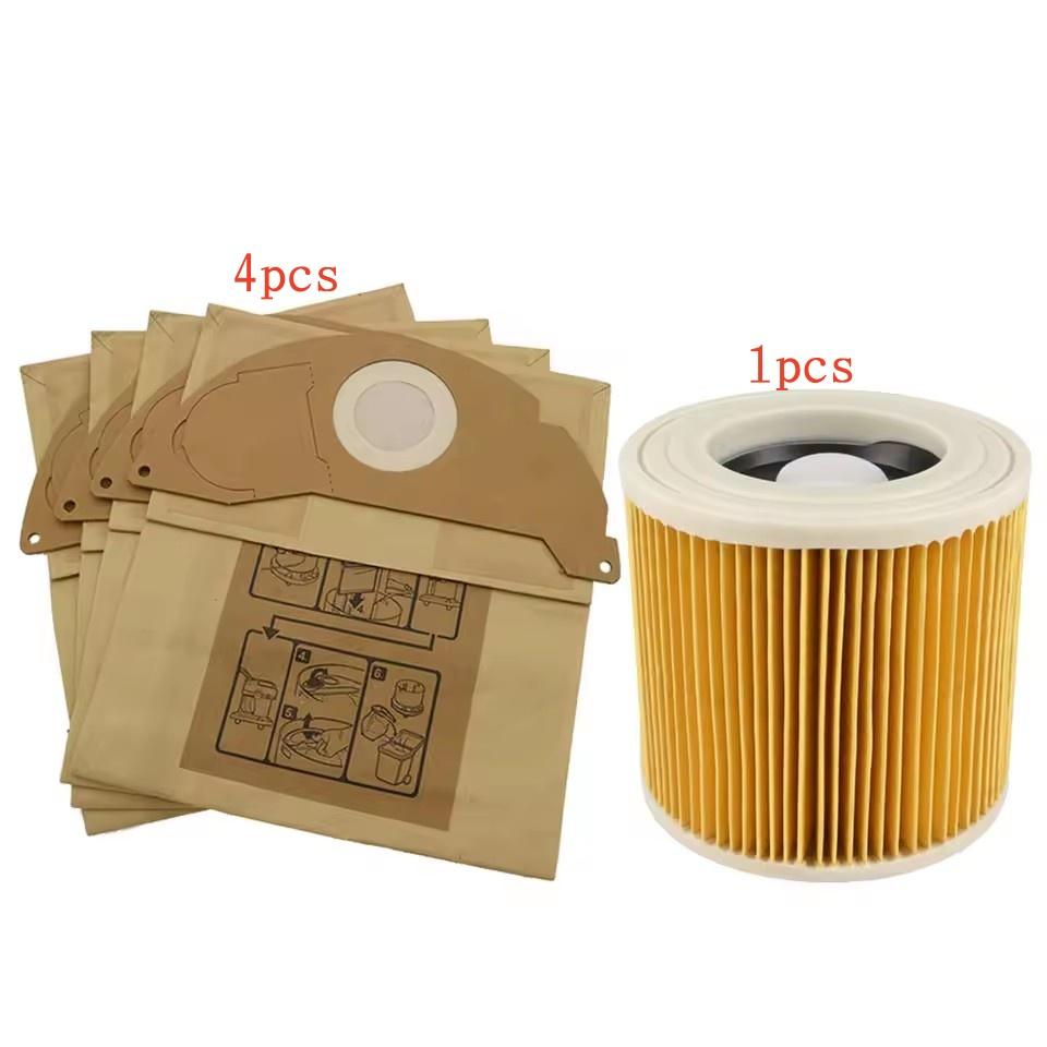 Paper Bags Dust HEPA Filters for Karcher Vacuum Cleaners WD2250 WD3.200 MV2 MV3 WD3 A1000 A2204 A2251 K2301 WD3.600 A2064 A2101