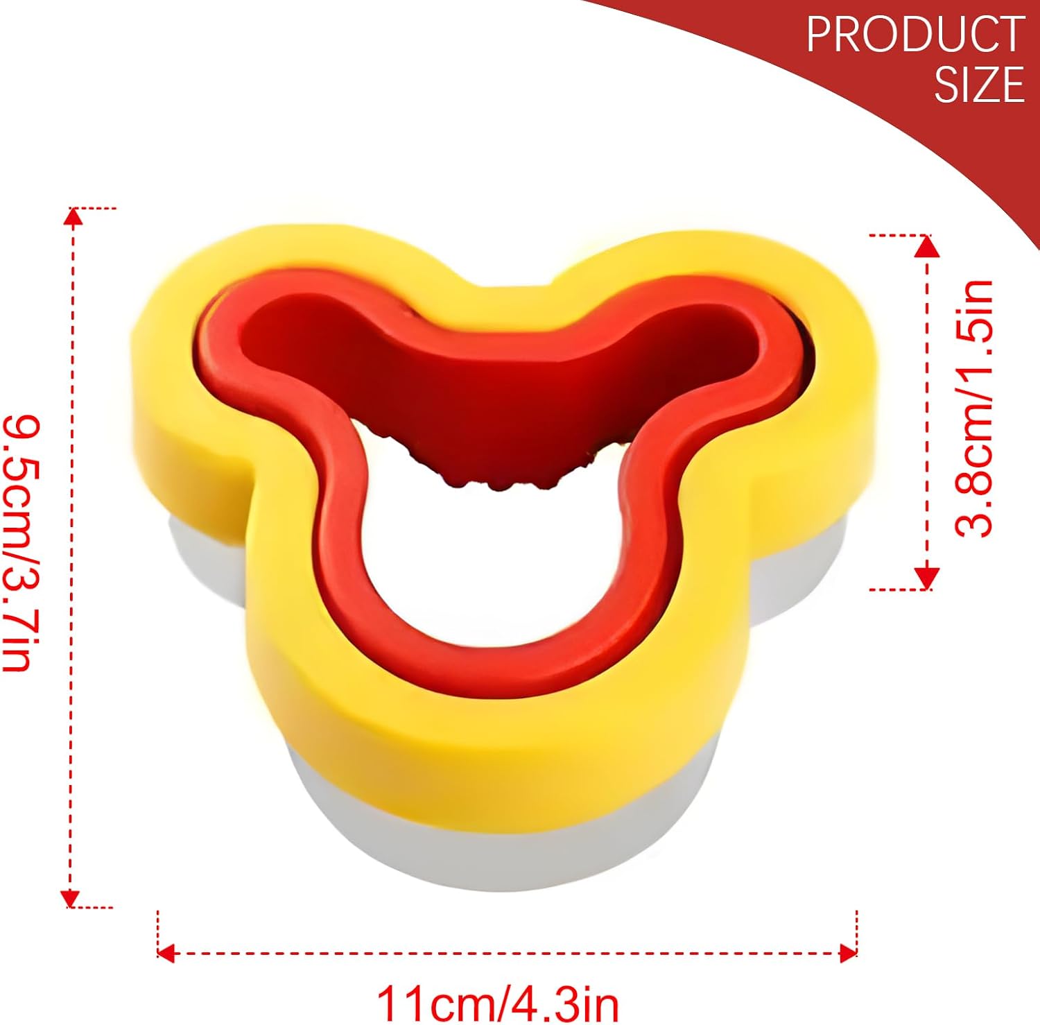 Mouse Cookie Cutters & Biscuit Cutter Set – Durable Stainless Steel, Food Grade, with Safety Covers for Baking and DIY Fun