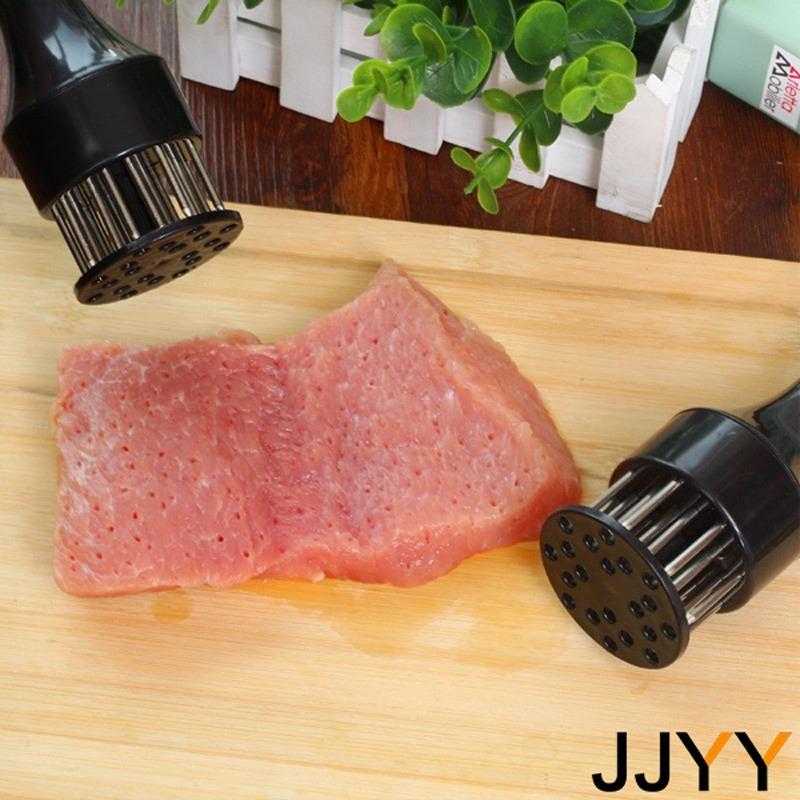 2Counts/Set Stainless Steel Dual-Head Tenderizer Needle, Non-Slip Handle, Efficient Meat Processing Tool, Kitchen Accessories, BBQ Camping Durable Set