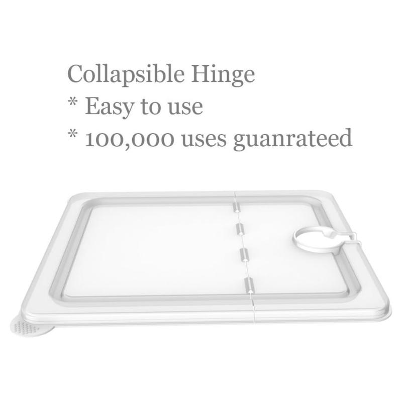 EVERIE Sous Vide Container 12 Quarts with Collapsible Hinged Lid Compatible with Anova Cookers Funky Kitchen Supplies Sous Vide Container Meal Cooking & Reheating(EVC-NANO) EVERIE Sous Vide Container 12 Quarts with Collapsible Hinged Lid Compatible with Anova Cookers Funky Kitchen Supplies Sous Vide Container Meal Cooking & Reheating(EVC-NANO)