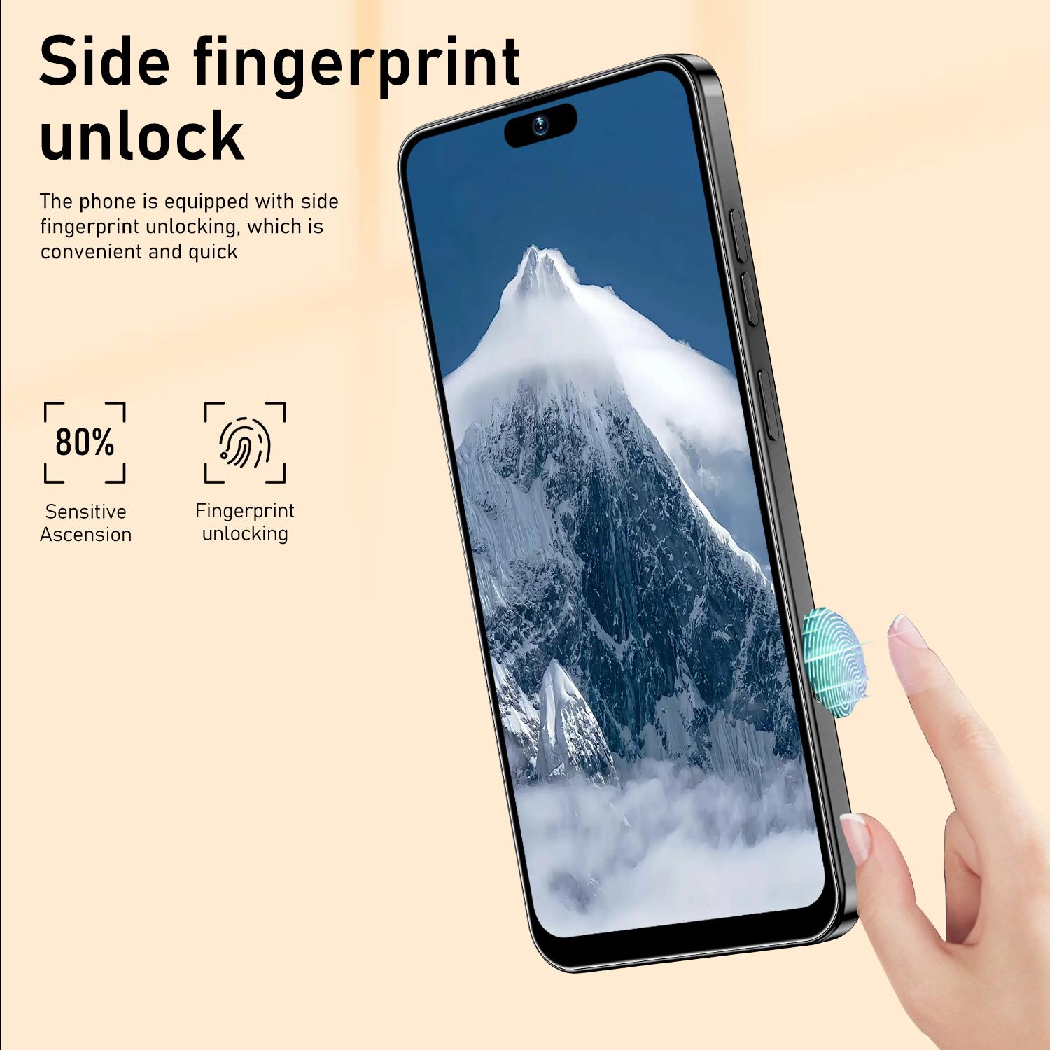 Astarry-17 Pro Max Android Phone, 64GB Storage, 4GB RAM, 6.93-Inch HD Display, 4100mah Battery, Dual Sim, 5+13mp Camera, Face ID, WiFi, TF Card Support, Large Screen Smartphone, Android Mobile Smartphone, Cell Phone