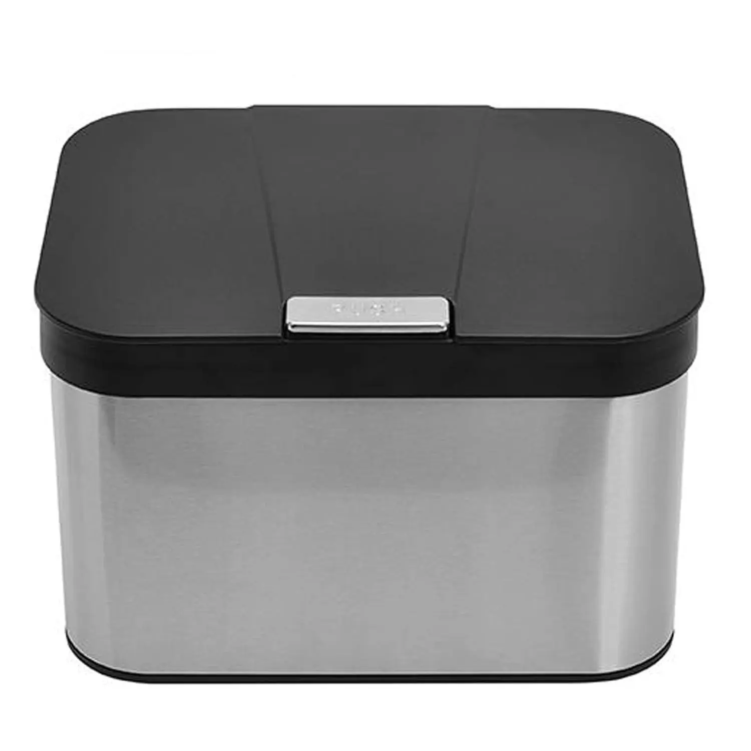1.13 Gallon Countertop Indoor Sealed Compost Bin - Food Waste Caddy Kitchen Compost Container with Lid, Compact and Easy Clean Black Matte