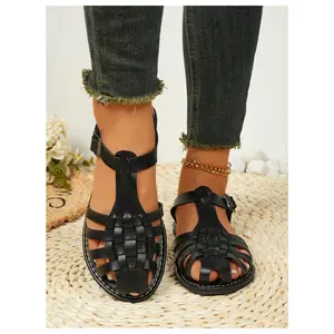 Closed Toe Flats Sandals Dressy Huaraches Sandals Ankle Strap Mexicanos Slingback Vacation Work Shoes