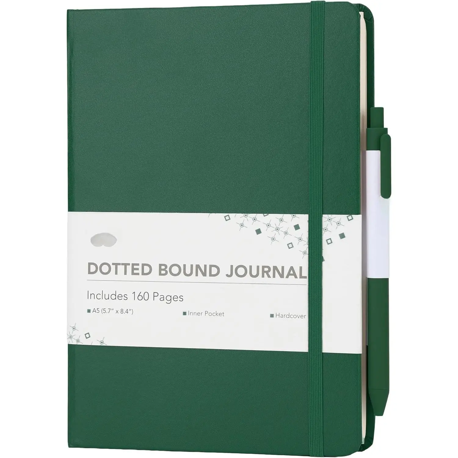 - Dotted Journal Notebook, A5(5.7" x 8.4"), 160 Pages