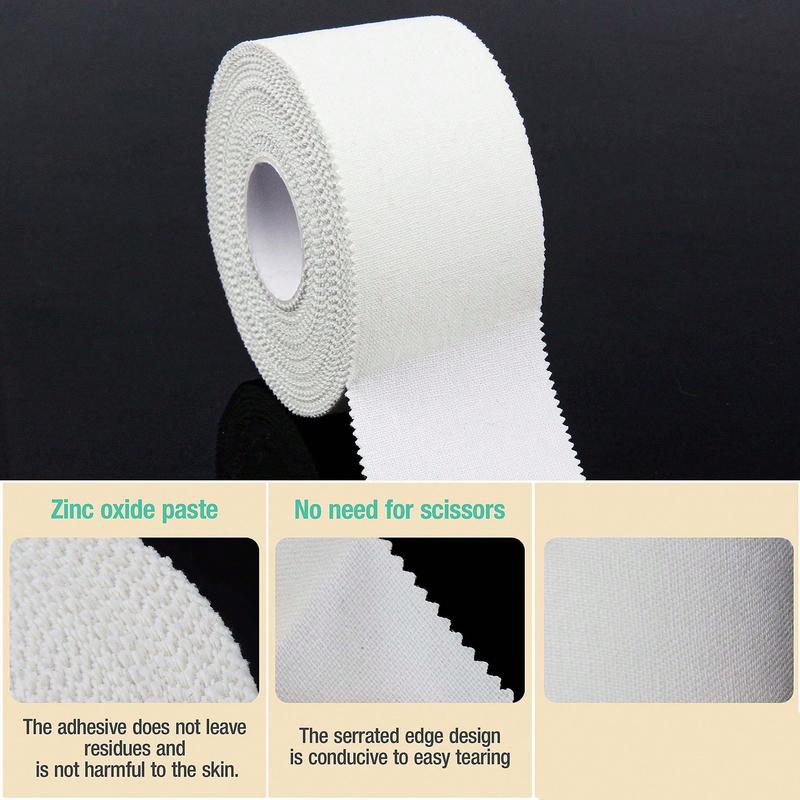 1 Roll Of Sports Tape, Professional Athletic Trainer Tape, Sport Care Tape Sport Strapping Tape, Non-stick Easy To Tear For Sports Athletes Trainers As First Aid Injury Wrap (1.5" X 30 Feet)