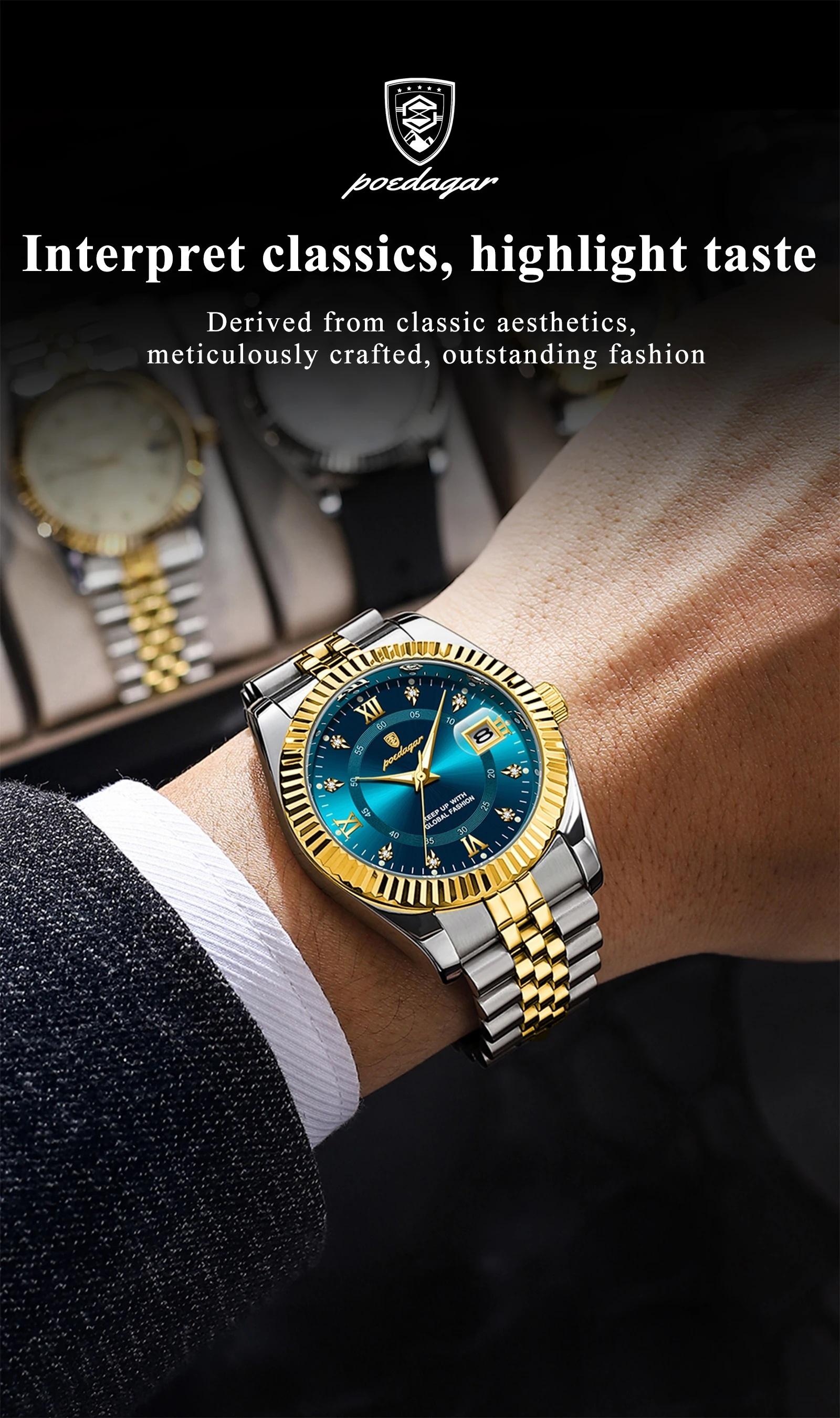 Men's Round Dial Quartz Watch, Business Fashion Watches for Party, Trendy All-match & Exquisite Watch for Birthday Gift with Box, Modern Fashionable Wristwatch, Fashionable Stylish Watch Men's Round Dial Quartz Watch, Business Fashion Watches for Party, Trendy All-match & Exquisite Watch for Birthday Gift with Box, Modern Fashionable Wristwatch, Fashionable Stylish Watch