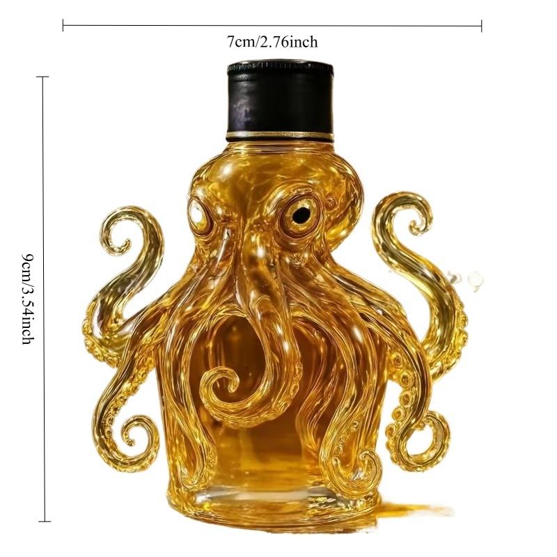 2026 new popular octopus shape whisky bottle cute octopus