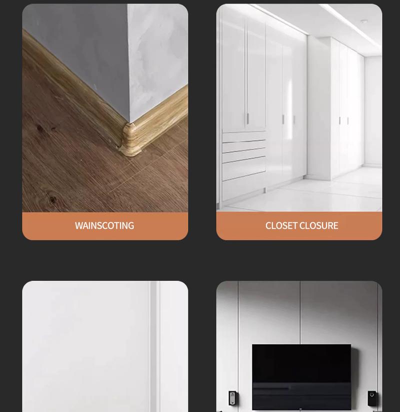 SOPAMI 200 Count Non-Marking Double-Headed Skirting Nails Sturdy Damage-Free Wall Installation Kit for Easy Application Functional Mounting Nails for Baseboards Wall Panels Furniture Cover Plates No Drilling Required