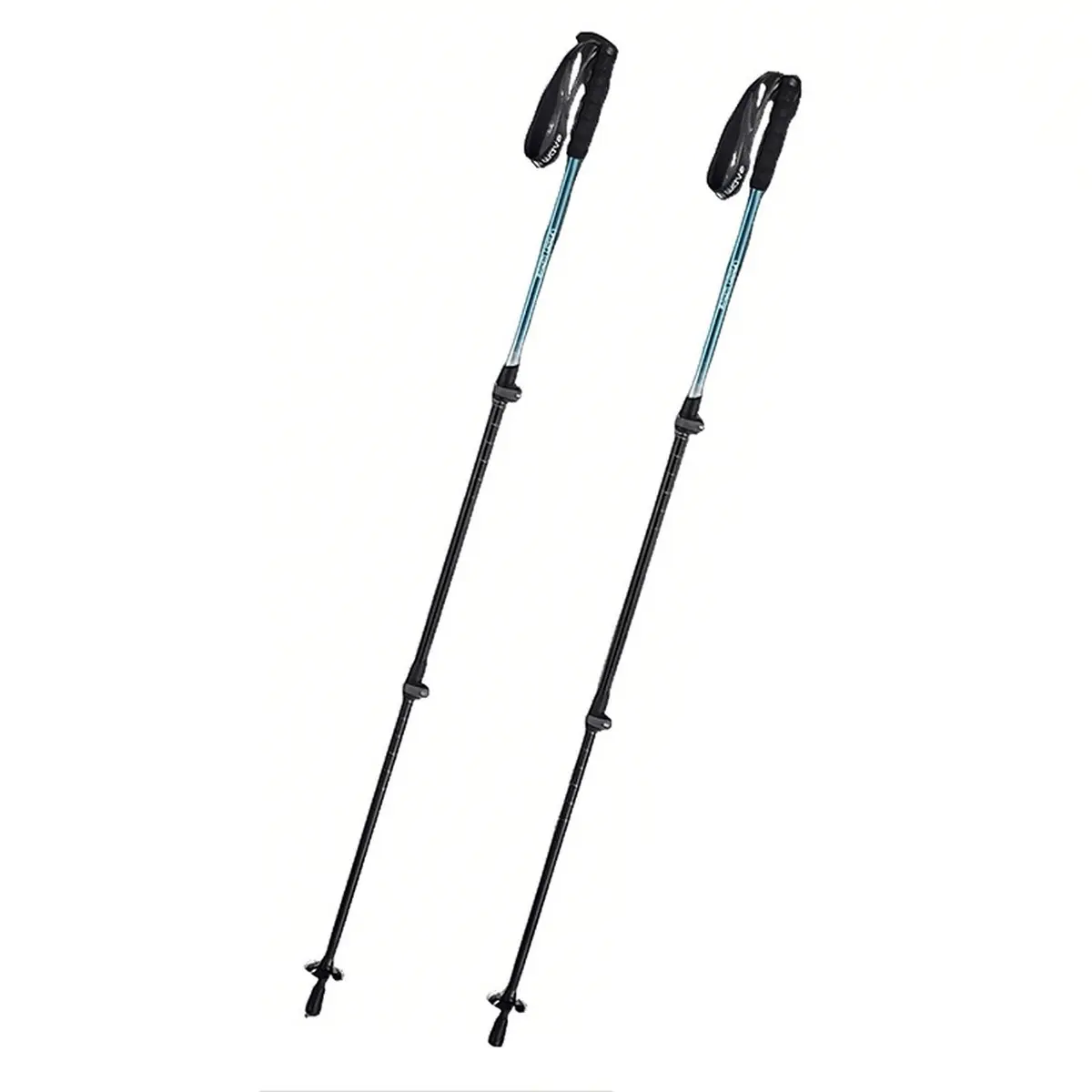 Women's Foldable Telescopic Aluminum Trekking Poles, Professional Outdoor Hiking Mountain Climbing Sticks