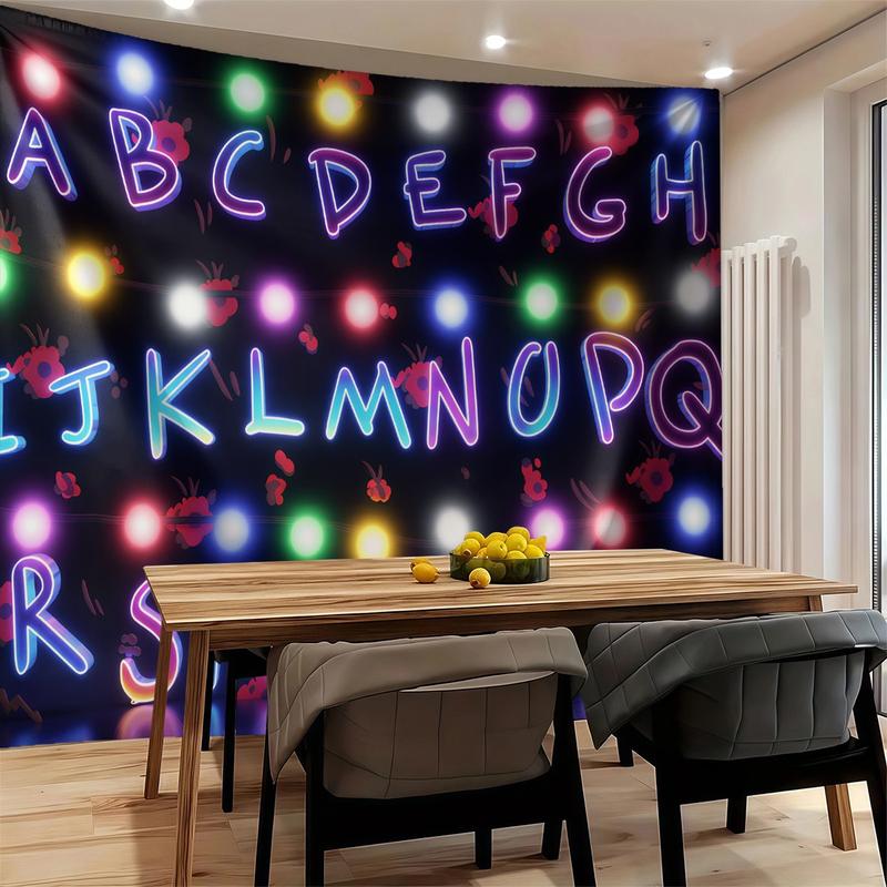 Home Decor With Quirky Stories, Creative Letter Lights, Patterned Tapestries, Fashionable Room Flags, Unique Wall Art In Living Rooms And Bedrooms, Suitable For High-End Decoration In Various Places