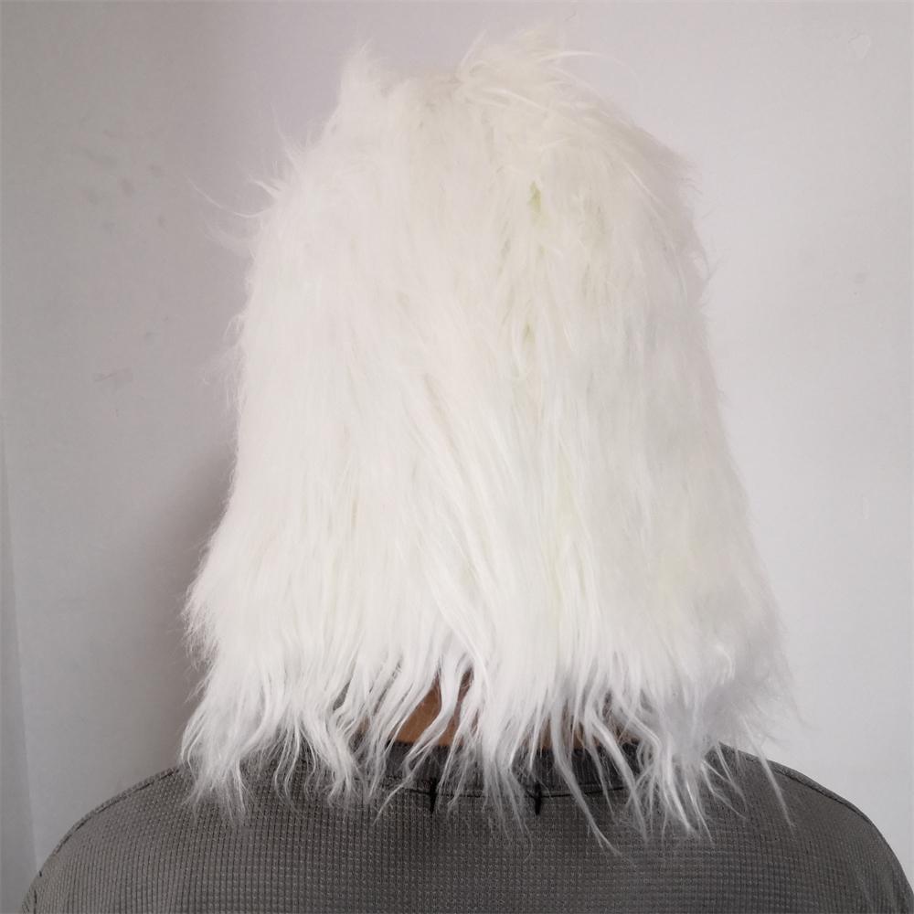 PATYGR White Eagle Mask Animal Head Cover for Halloween Cosplay Rave Party Realistic Latex Animal Bird Mask Prank Props Accessories