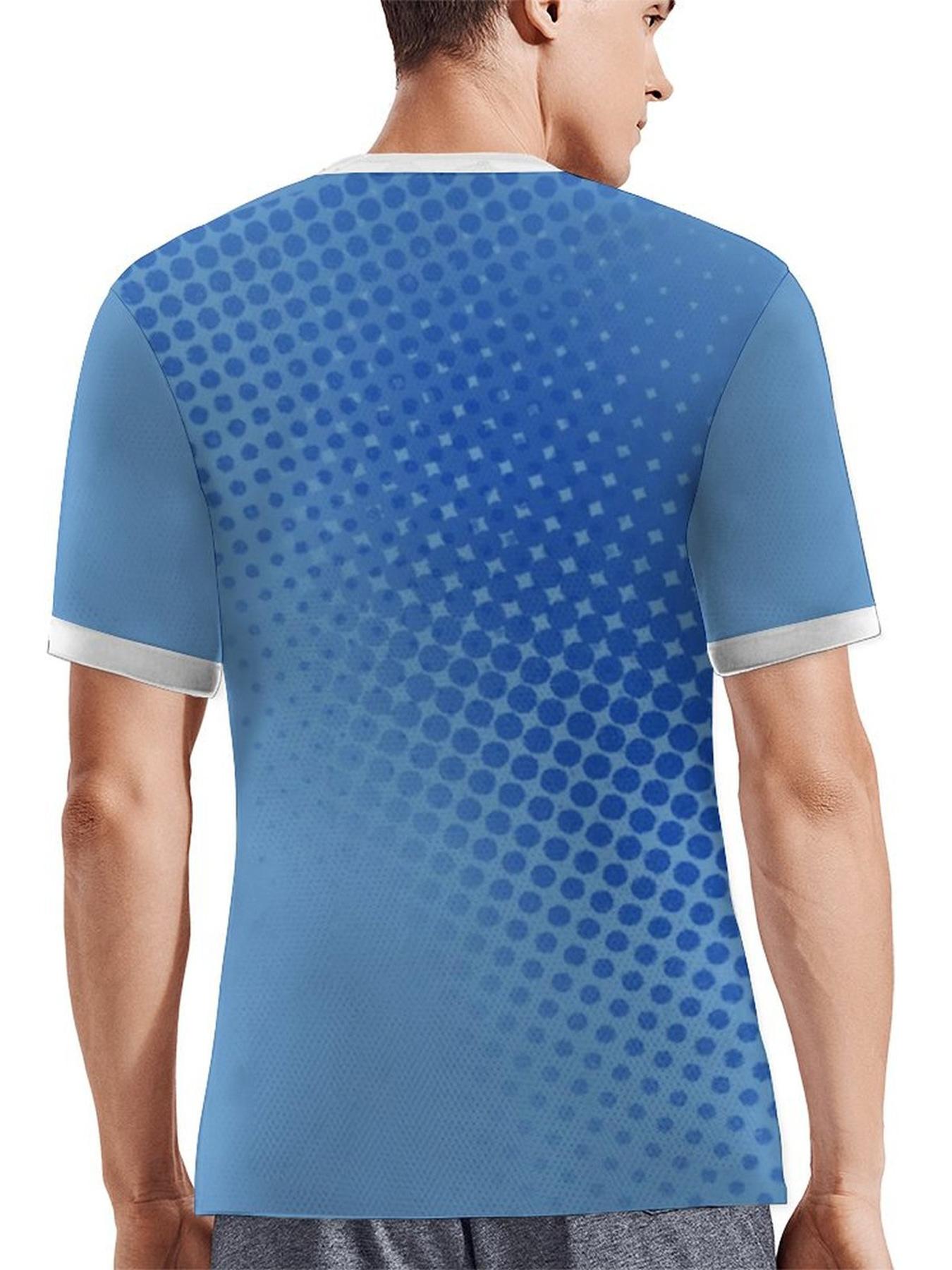 Uruguay Football Jersey Men's Breathable Soccer Shirt Uruguay National Team Fan Training Uniform