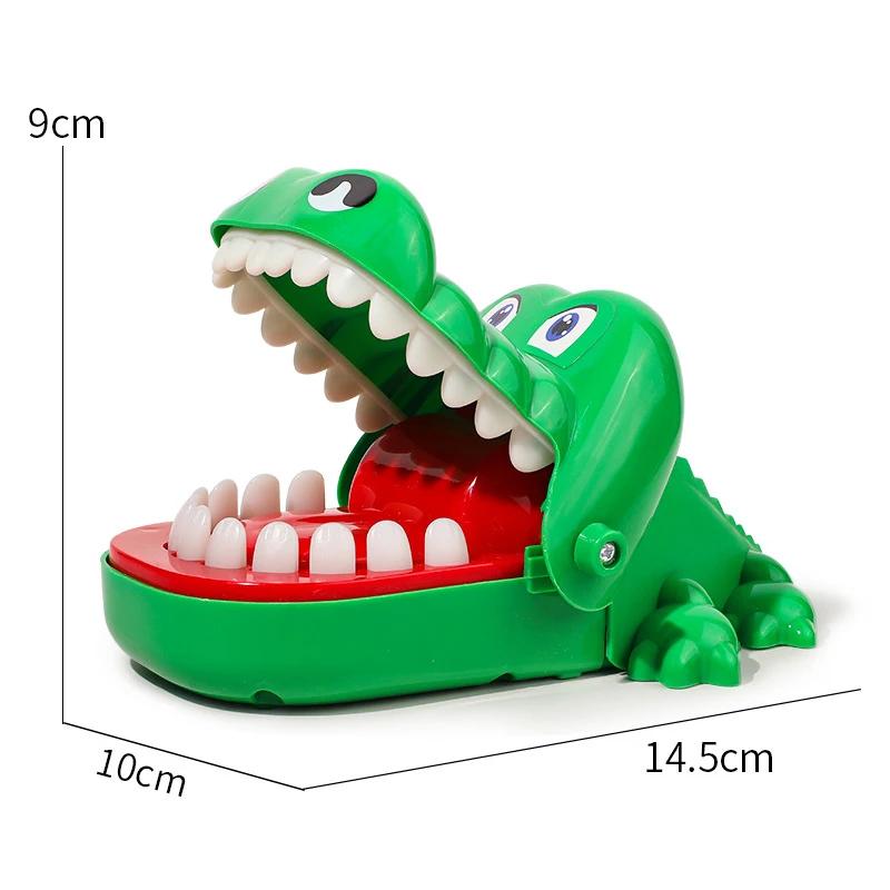 Crocodile Dentist Animal Board Game - Durable Spring-Action Structure, Unisex Compact Screen Time Alternative, Escape the Cute Fangs Party Table Game for Kids and Adults, Family Interactive Toy