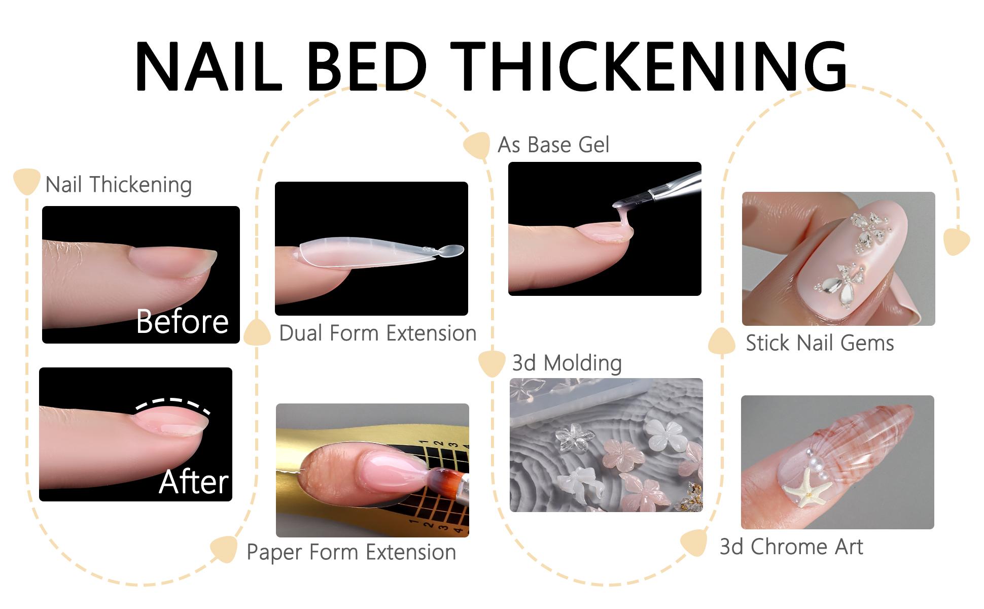 Fcozpjk Builder Gel for Nails, 4Colors Thickening Builder Nail Gel Clear Milky White Nude Pink Nail Strengthener Builder Gel Kit with Brush Pen Soak Off UV Gel Nail Extension Manicure Supplies Fcozpjk Builder Gel for Nails, 4Colors Thickening Builder Nail Gel Clear Milky White Nude Pink Nail Strengthener Builder Gel Kit with Brush Pen Soak Off UV Gel Nail Extension Manicure Supplies