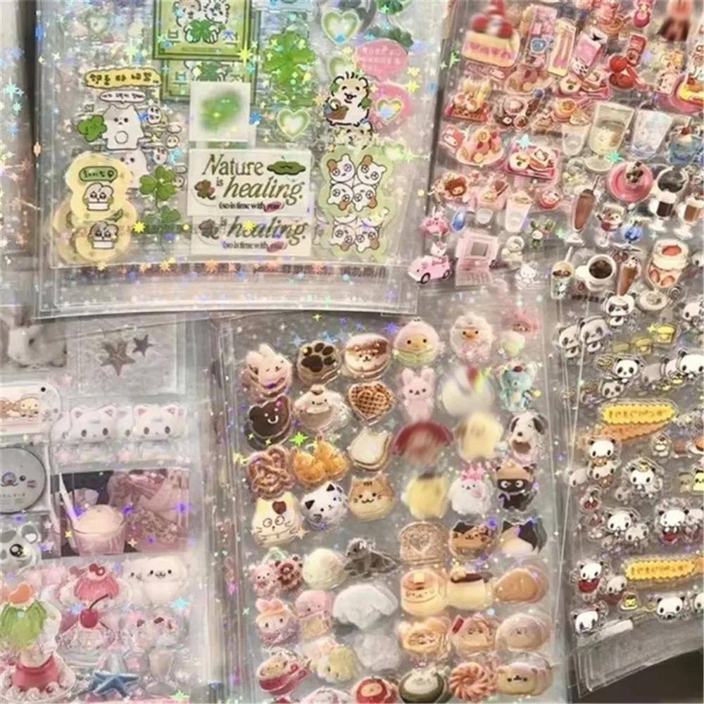 100 Sheets Non-repetitive Y2K Random Cute Glitter Sticker for Phone Luggage Journal Sticker Kawaii Decoration Sticker Gift, Vintage, Smartphone