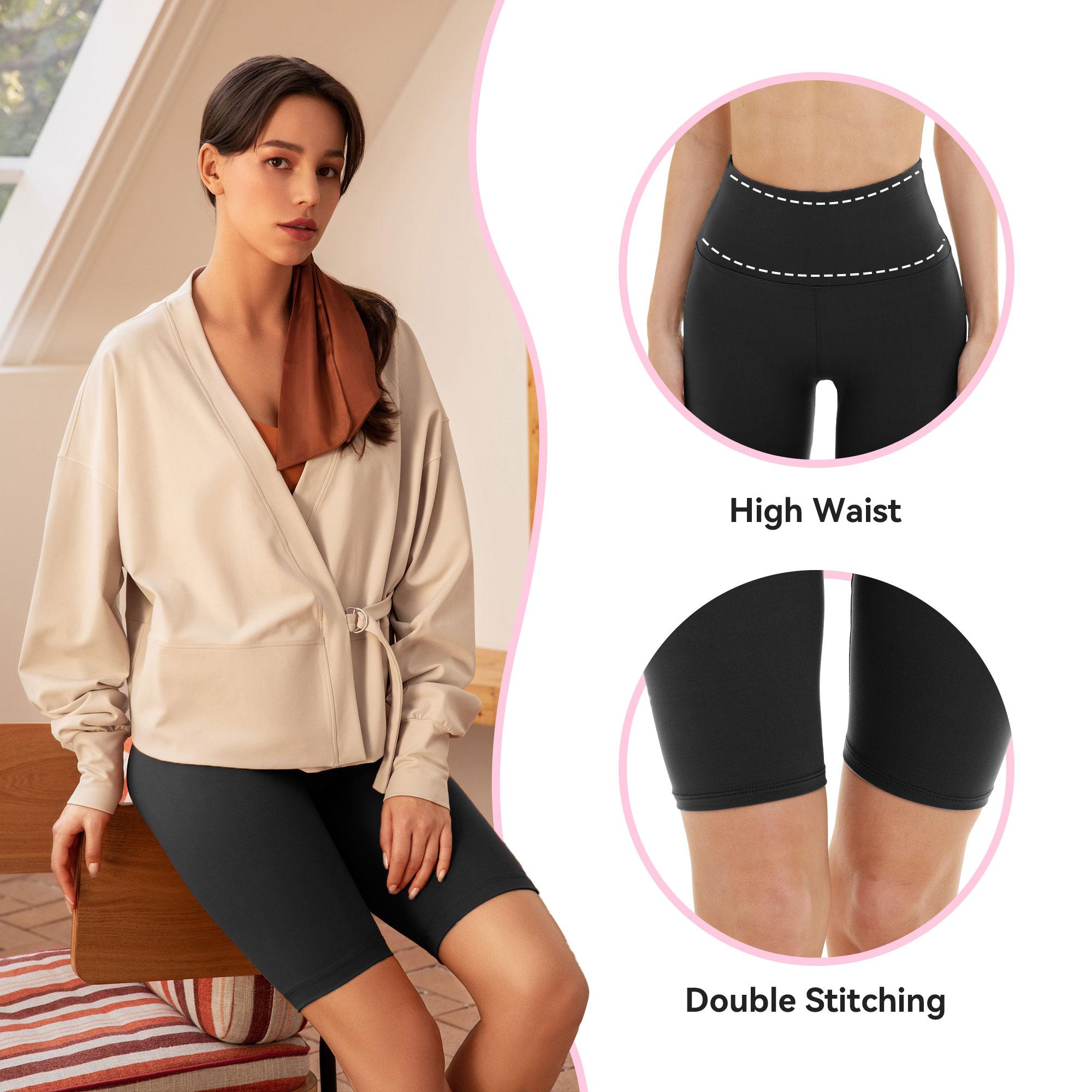 SHOWITTY 3 Pack Biker Shorts for Women(Reg & Plus Size) - 5"/8" High Waist Tummy Control Shorts for Workout SHOWITTY 3 Pack Biker Shorts for Women(Reg & Plus Size) - 5"/8" High Waist Tummy Control Shorts for Workout