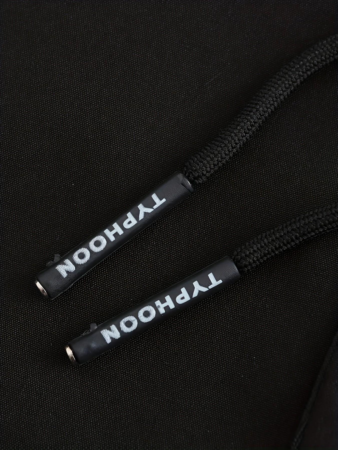 Custom Umbrella Corporation Hooded Jacket, Neon Line Military Function Windbreaker, Reflective, Long Sleeve, Casual Fitted Geometric Pattern, All Seasons