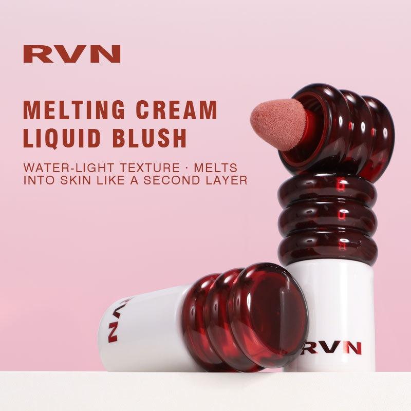 Creamy blendable water-glow Korean style blush stick, ultra-smooth liquid blush, naturally brightens skin tone, silky and soft texture, pure and seductive dewy skin