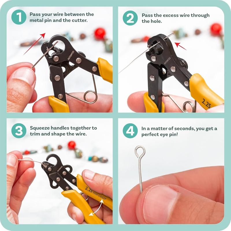 Efficient Ring Plier for Copper Wire (0.3mm-1.5mm), Easy Cutting, Durable Multi-Functional Tool, Ideal for DIY Crafts & Jewelry Making, Multi Function Pliers