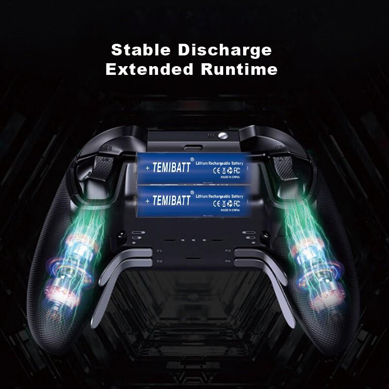 4 Pack Aa + 4 Pack Aaa Rechargeable Lithium Batteries with Battery Charger Kit, Eco-Friendly Power Solution for Household Devices, Long-Lasting and Reliable Performance