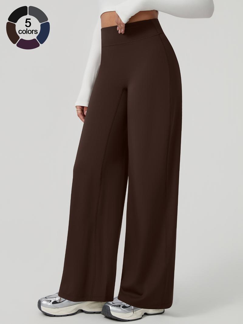 Women's High-Waisted Wide-Leg Pants, Casual Chic Trousers, Comfortable Loose-Fitting Design, Soft Breathable Fabric, Perfect for Daily Wear & Sports