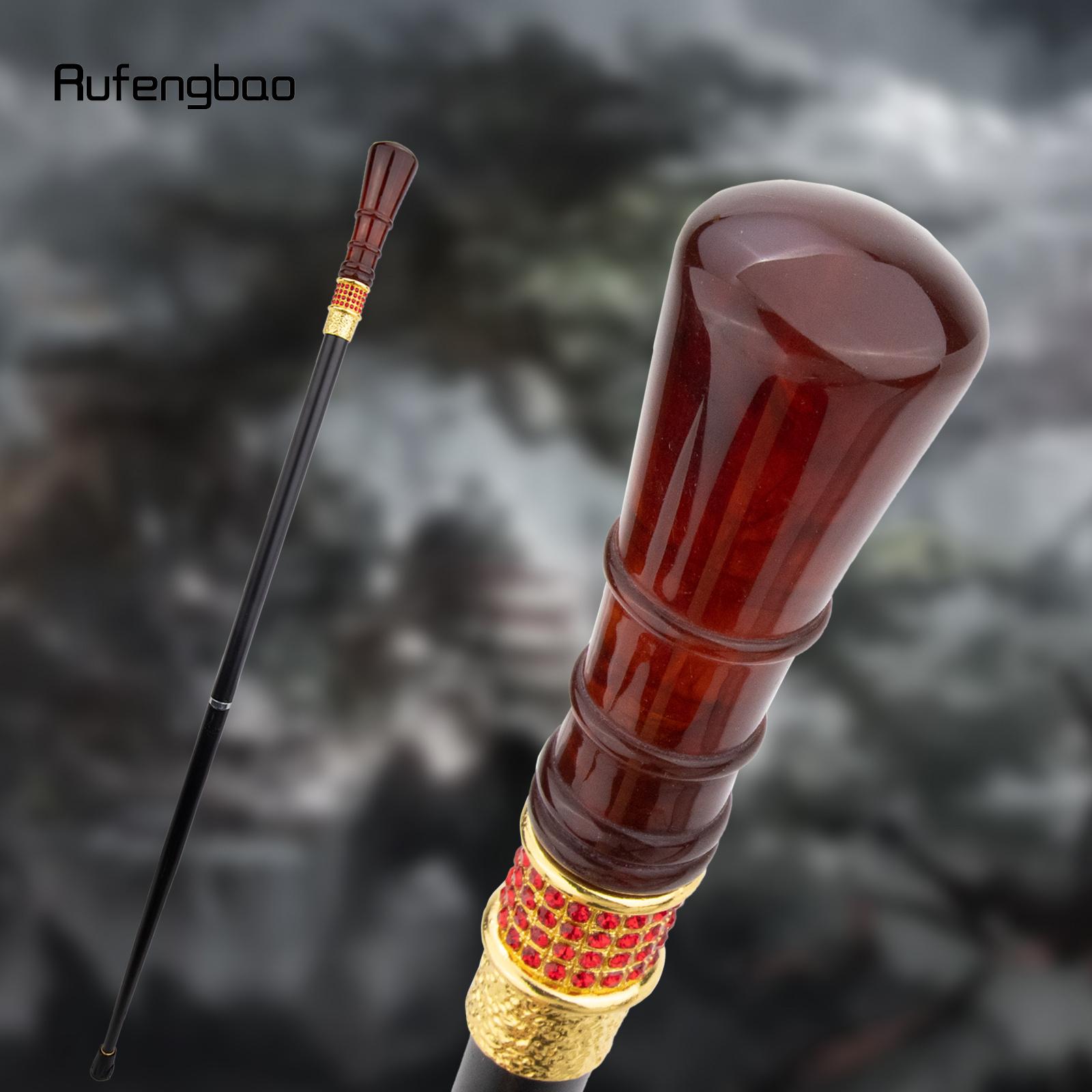 Red Wire Drawing Round Resin Fairy Wands Red Golden Walking Cane Princess Stick Wand Cosplay Wedding Birthday Party Stick 96cm
