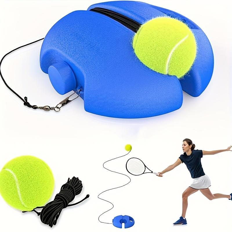 1 set of tennis trainers equipment. 2 tennis bouncing balls and practice ropes - suitable for beginners - improve your tennis skills anytime, anywhere