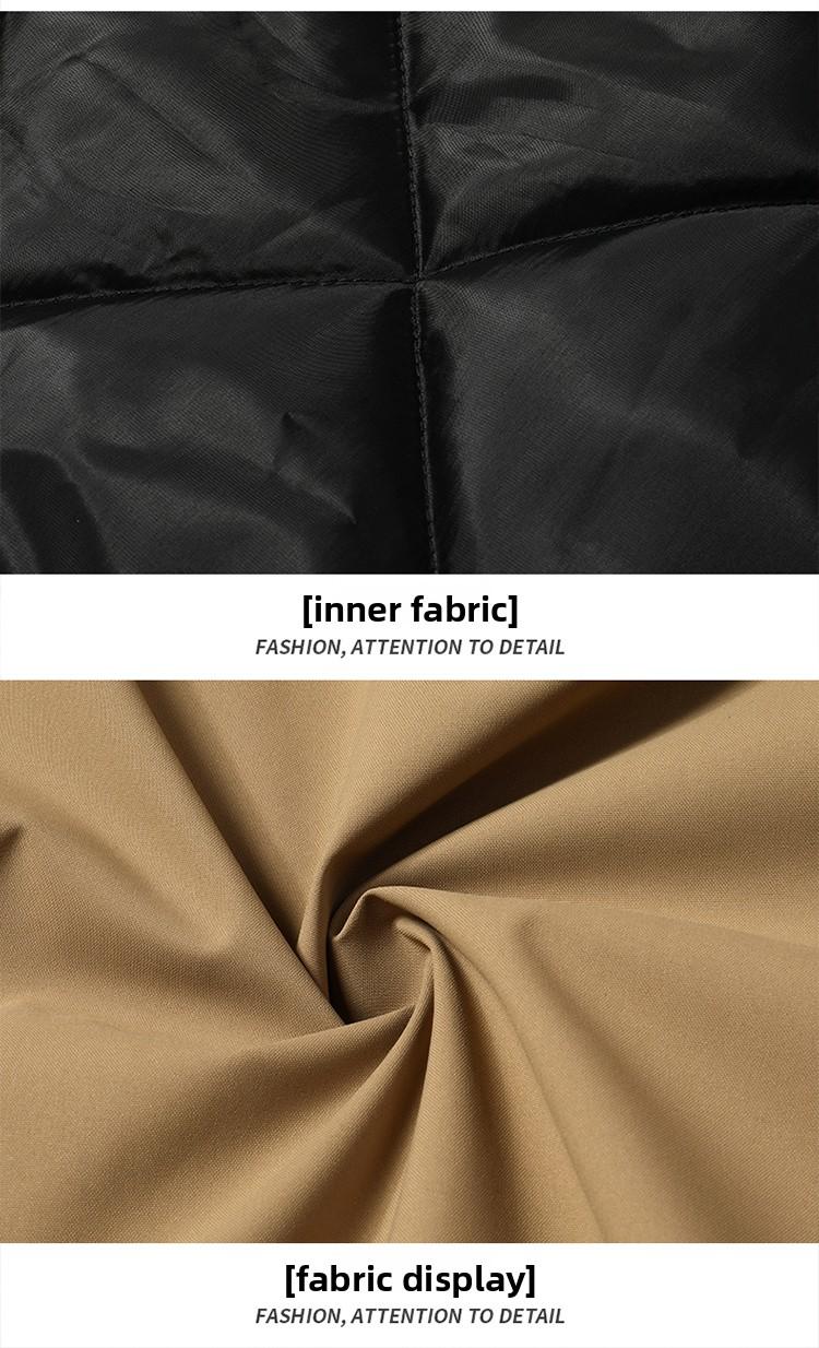 2026 New Men Fleece Lined Jacket, Thick Quilted Liner Warm Bomber Coat with Fluffy Faux Fur Collar, Elastic Cuff Windproof Zip Up Outerwear, Fashion Casual Male Winter Streetwear Jacket for Daily Commute Outdoor Activities Daily Wear Daily Travel