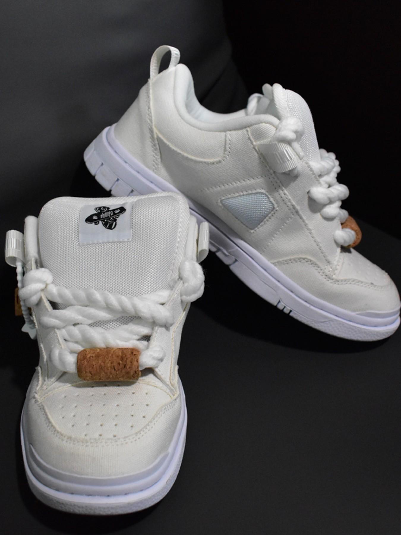 Men's Canvas Shoes, Fashionable Solid Color Breathable Low Top, Casual Round Toe Flatform, Anti-Slip Durable, Size 48, All Seasons