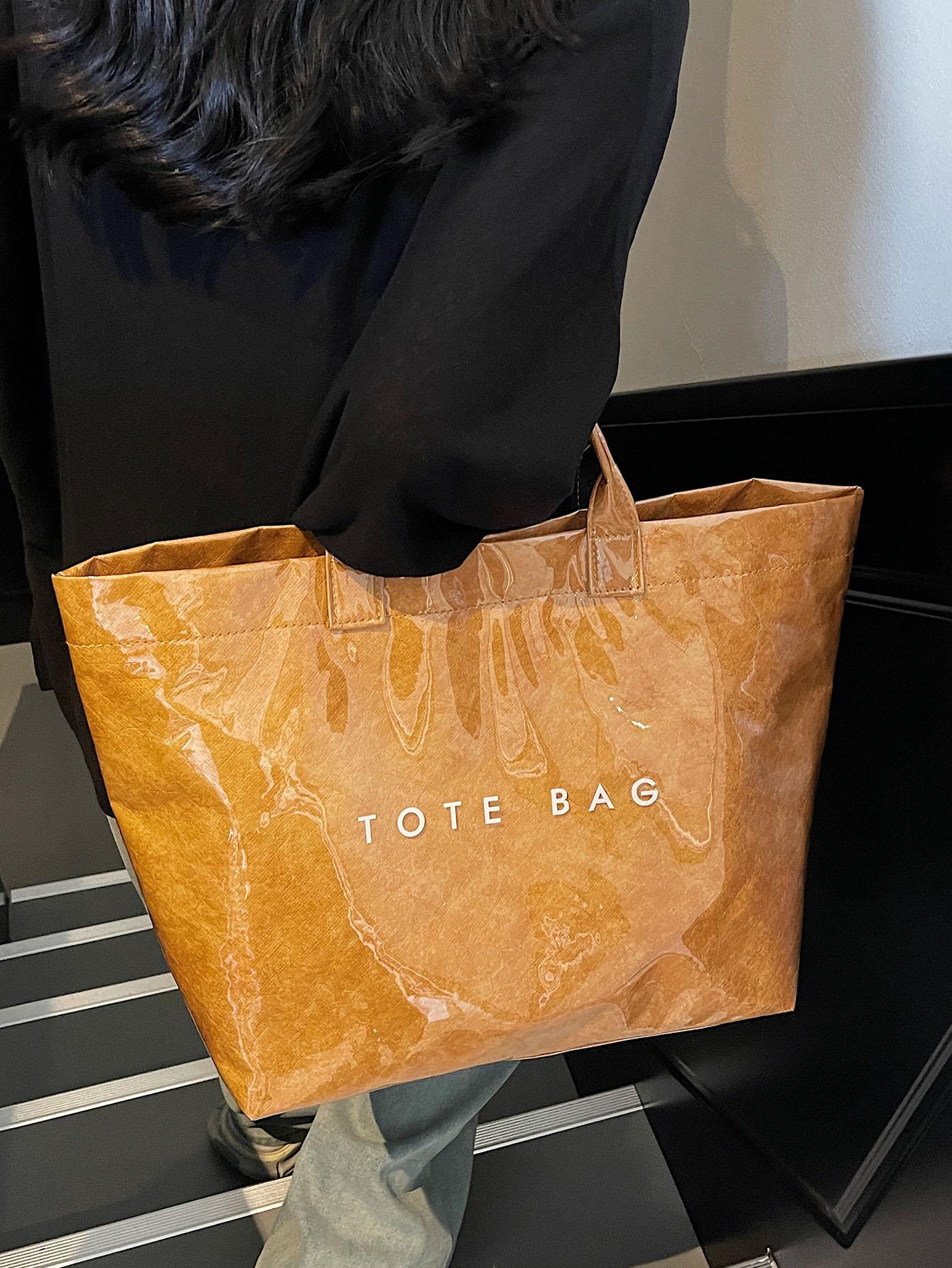 Large-Capacity Tote Bag for Women, Casual Versatile High-quality Daily Commuter Tote, Fashionable Shopping Bag, Leopard Print Tote Bag