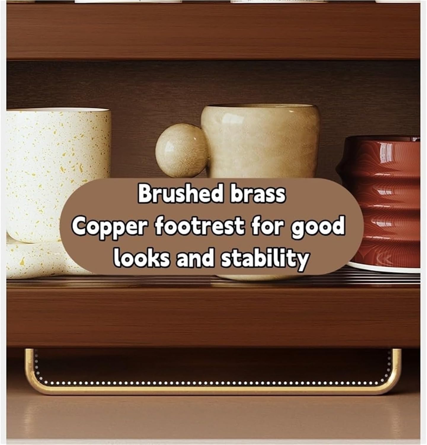 Three-Tier Mug Display Rack with Acrylic Base - Space-Saving Desktop Coffee Cup Holder, Modern Minimalist Shelf Suitable, Office, Cafe, - Shelf for Mugs, Cups, Tea Pots Storage, Standing Shelf