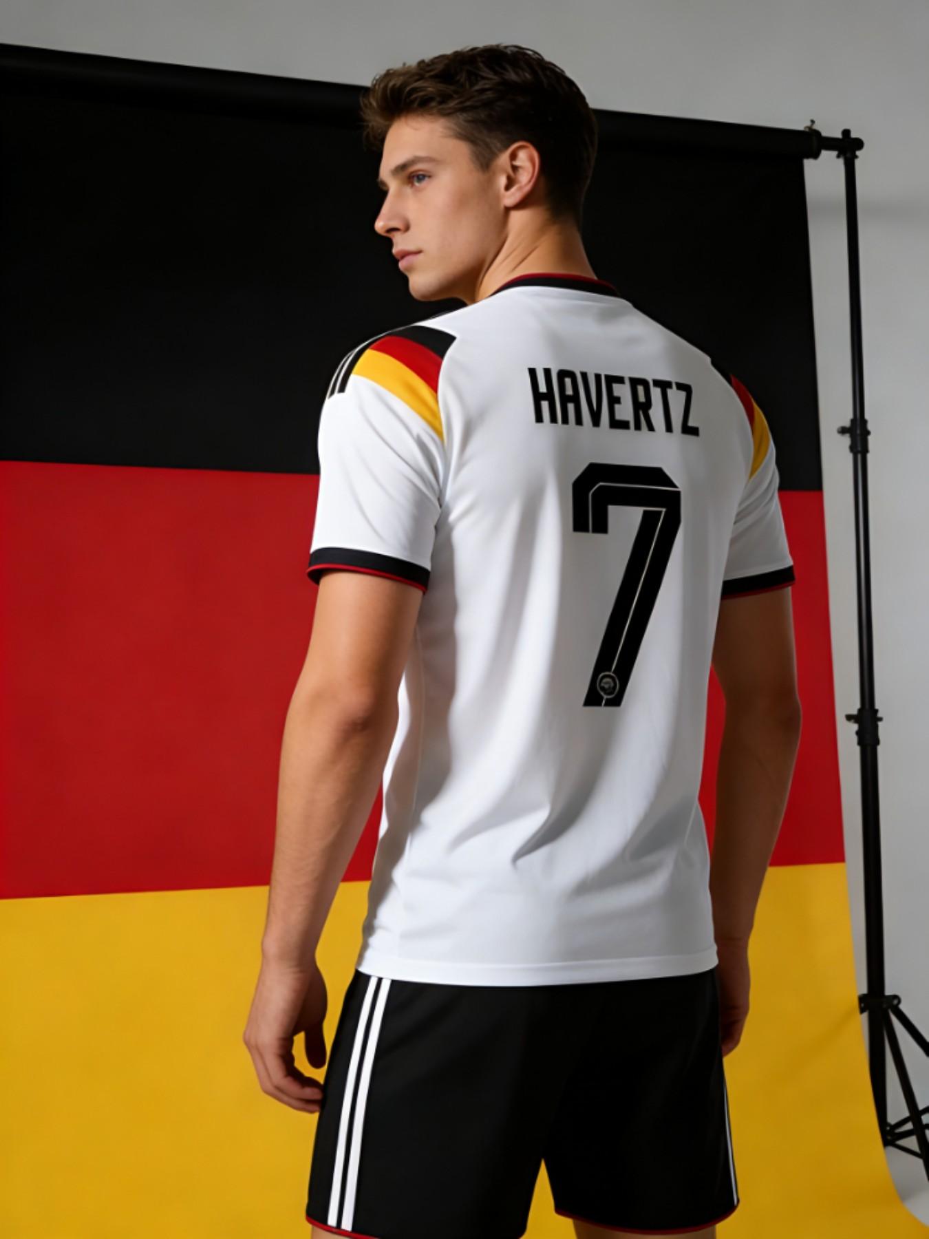 2026 Germany Football Jersey Set, Home Kit, Minimalist Pioneer Style, Moisture-Wicking, Professional Competition and Training Gear