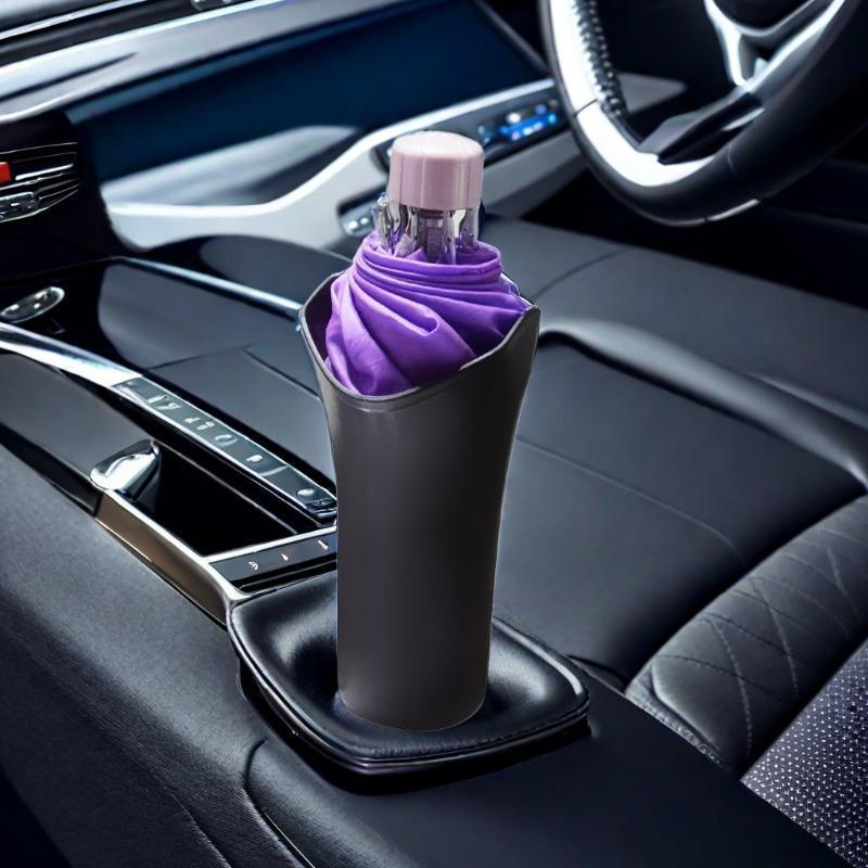 1pc Car umbrella storage bucket waterproof umbrella holder for cars multifunctional car mounted hanging umbrella cover umbrella bag inside the car door