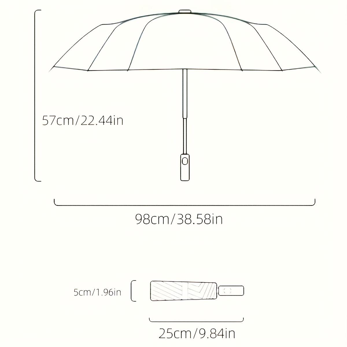 [Automatic Color Umbrella] Windproof Automatic Color Umbrella - Stylish Unisex Design with 8 Reinforced Ribs, Perfect Gift for Father's Day, Halloween, Christmas or Valentine's Day, Wind Resistant Umbrella