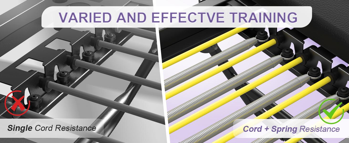 Pilates Reformer, Foldable Reformer Pilates Machine, Pilates Equipment for Home Women Use Gym Workout & Advanced and Beginners Users