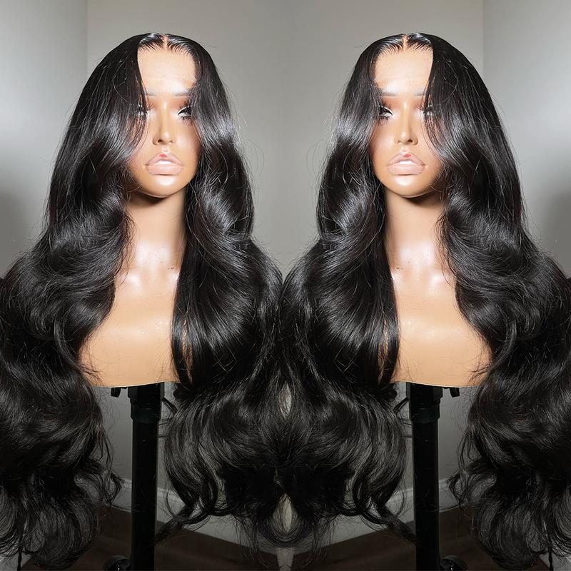 13x6 HD Transparent Lace Frontal Wigs Human Hair Pre Plucked 13x4 Lace Brazilian Body Wave Wigs with Baby Hair 180 Density Natural Hairline for Black Women 32inch TikTokShopHolidayHaul