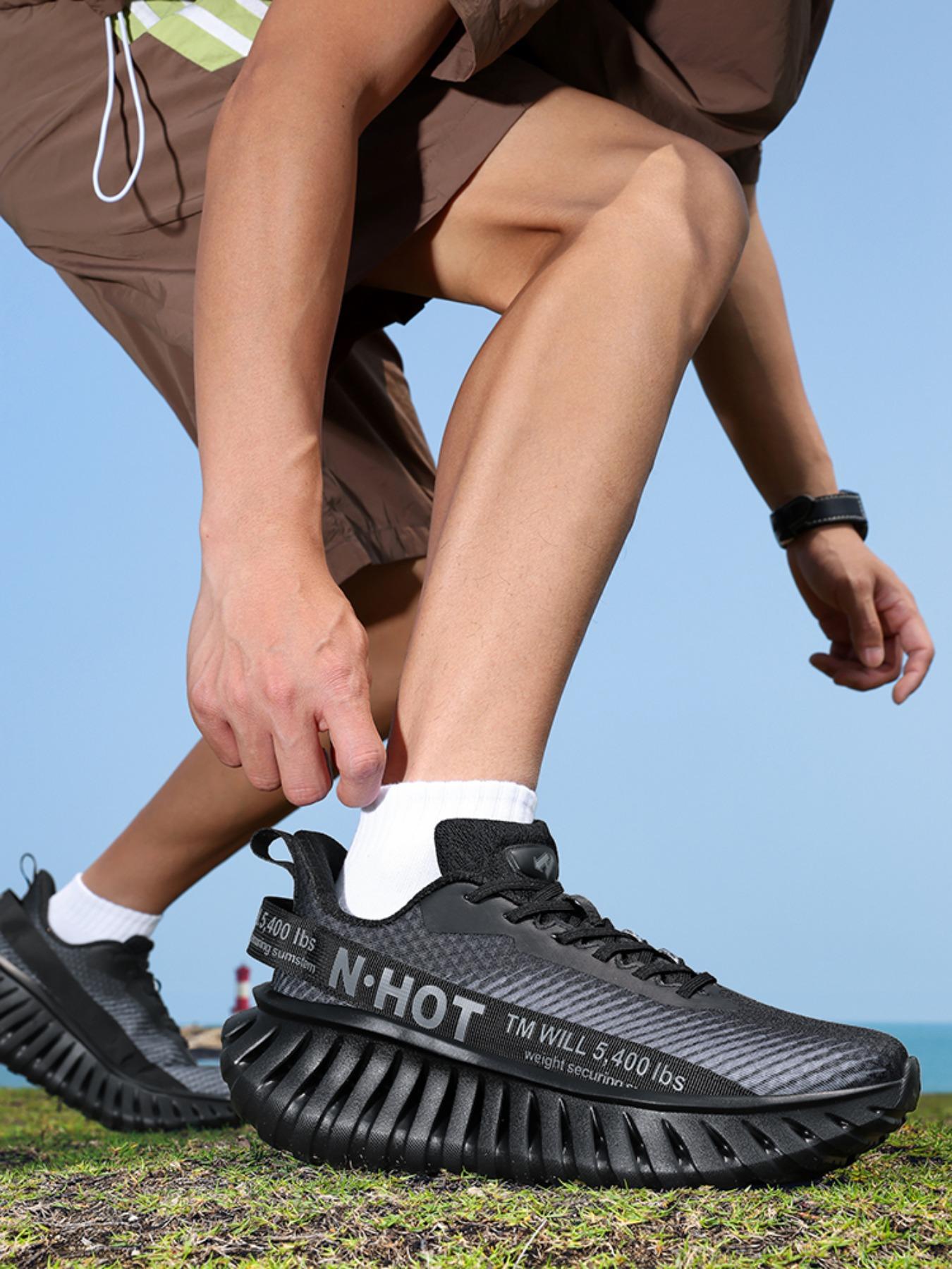 Unisex Trendy Lightweight Shock-Absorbing Outdoor Running Athletic Shoes, Fashion Sports Style, Comfortable Cushioning, Non-Slip Breathable Design