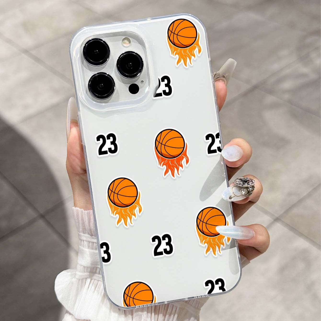 Basketball Pattern Phone Case Light PC Hard Shell for Apple iPhone 14 Pro 12 11 13 14 15 Plus Pro Max Air 13 Pro X 16 Plus