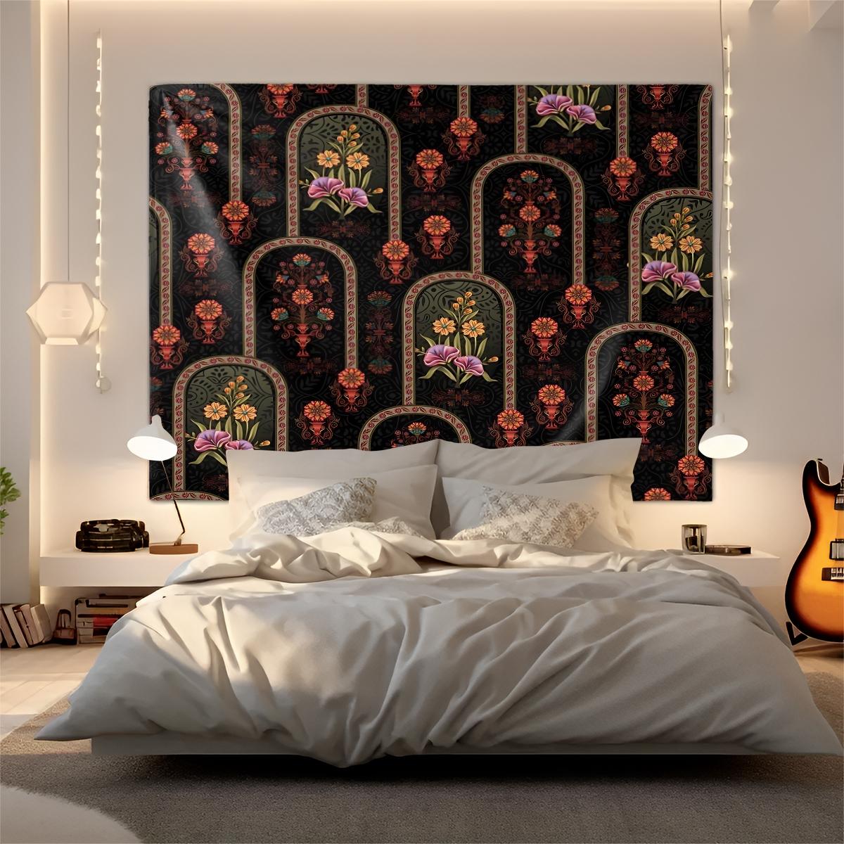 1 Pcs Boho Paisley Printed Tapestry, Vintage Ethnic Style Wall Hanging, HD Digital Print Tapestries, Soft Durable & Lightweight, Ideal for Bedroom, Living Room, Dorm, Studio Decor, Trendy Bohemian Home Decor Tapestrys