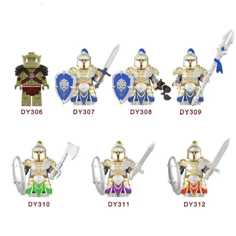 Game series stormwind soldiers assemble building blocks doll Figures Assemble Toys Creeper for Kids Educational Toys