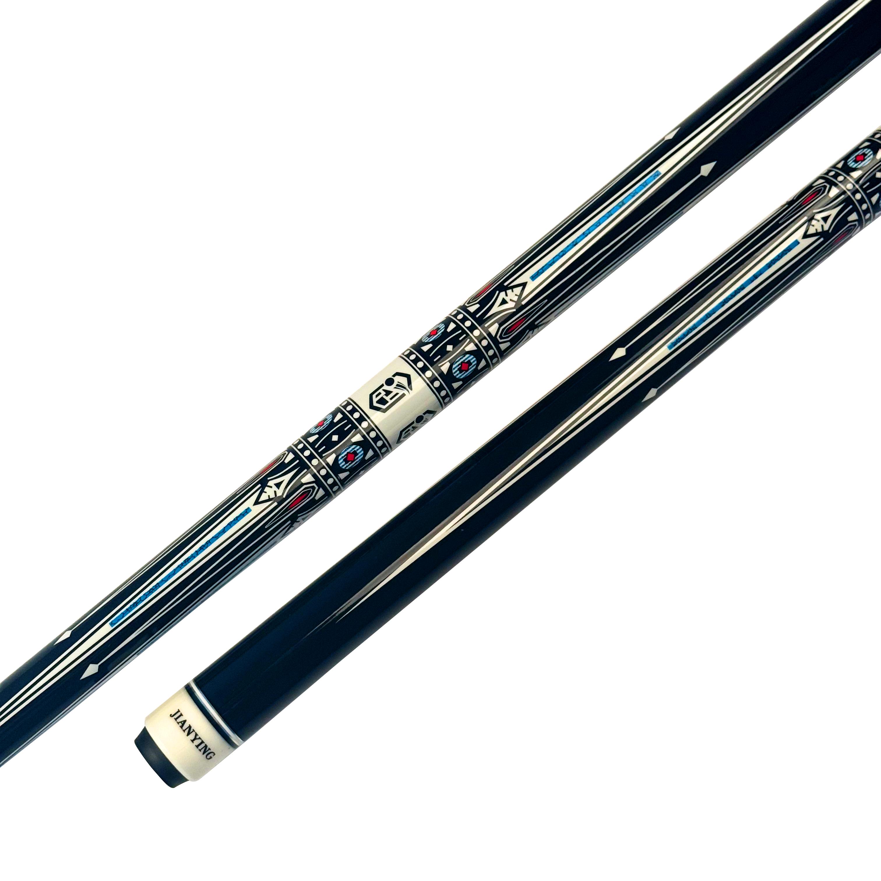 Premium  Billiards Cue Set With Leather Case, 1/2 Split, 12.5mm Tip, 18-20oz Weight, 58 inches Length, Perfect for Professional and Recreational Player.
