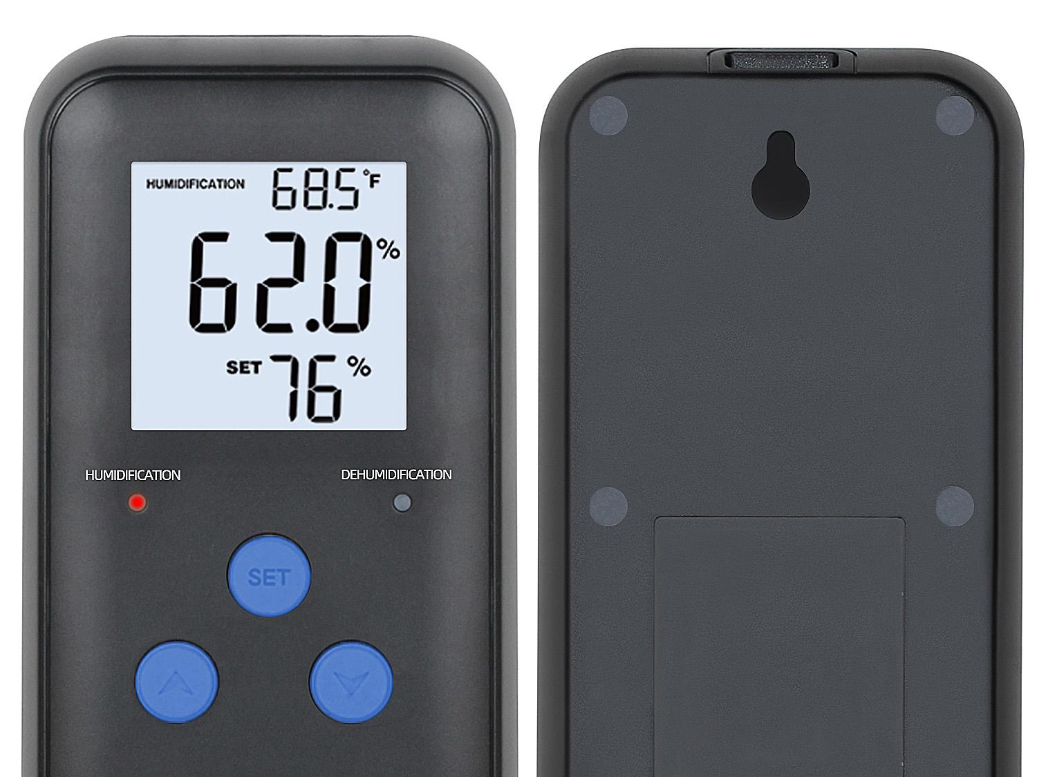 DIGITEN DHC312 Digital Display Humidity Controller, Pre-wired Dual-Stage Outlet with Temperature Display, Humidifier and Dehumidifier Controller, Suitable for Grow Tents, Reptile Enclosures, Mushroom Rooms, and Fans