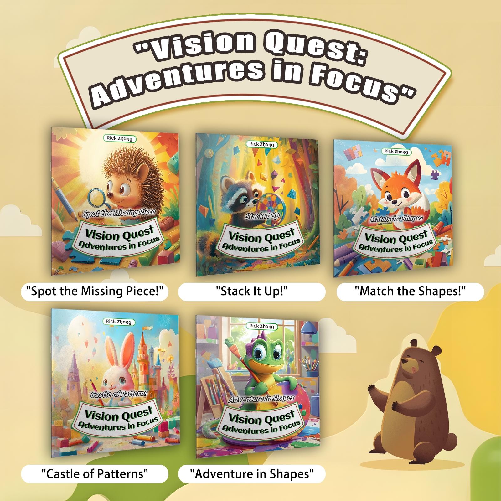 Visual Perception Activity Book for Kids — Vision Quest Focus ...
